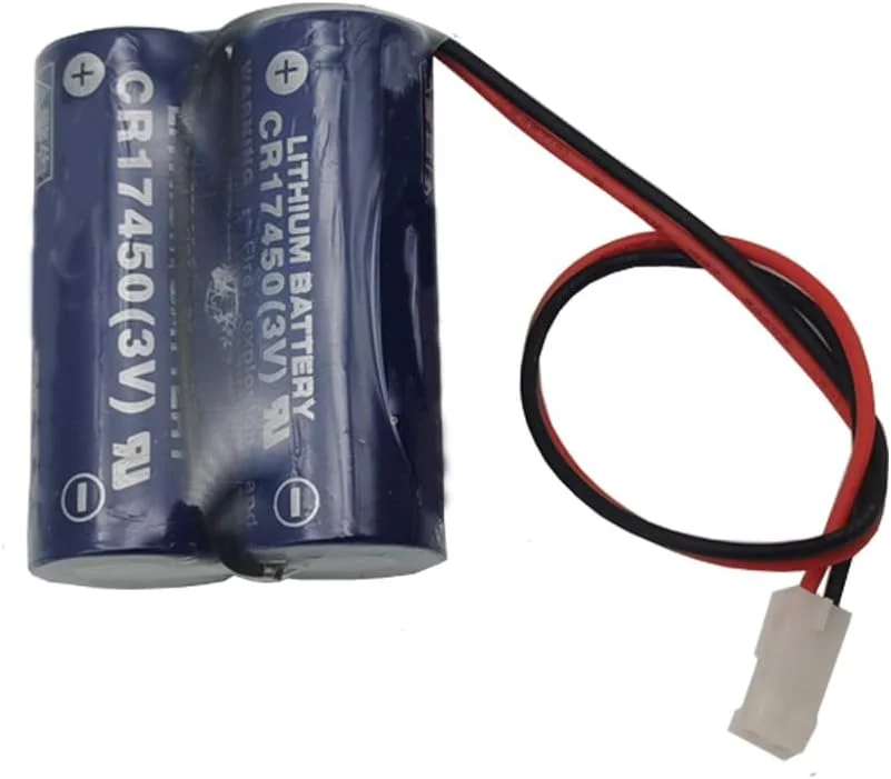JINGMM 1 عدد بسته باتری کنترل صنعتی PLC مدل 2CR17450 3V 2600mAh برای باتری های CR17450-2WK27، D80UB016170، 2CR17450