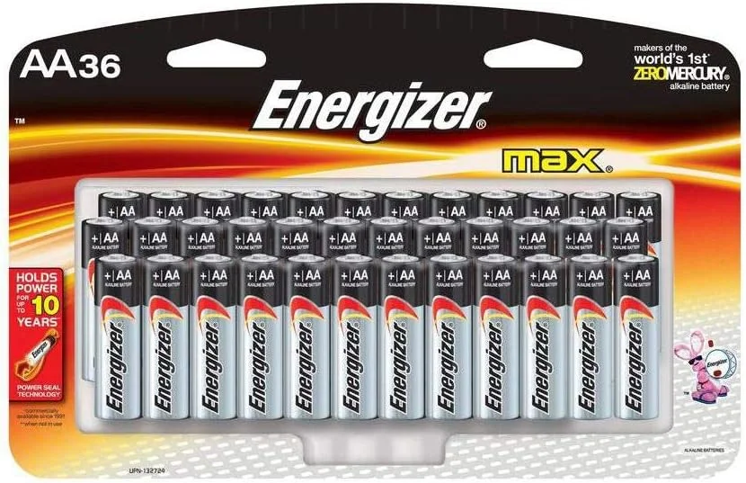 باتری آلکالاین قلمی Energizer Max بسته 36 عددی