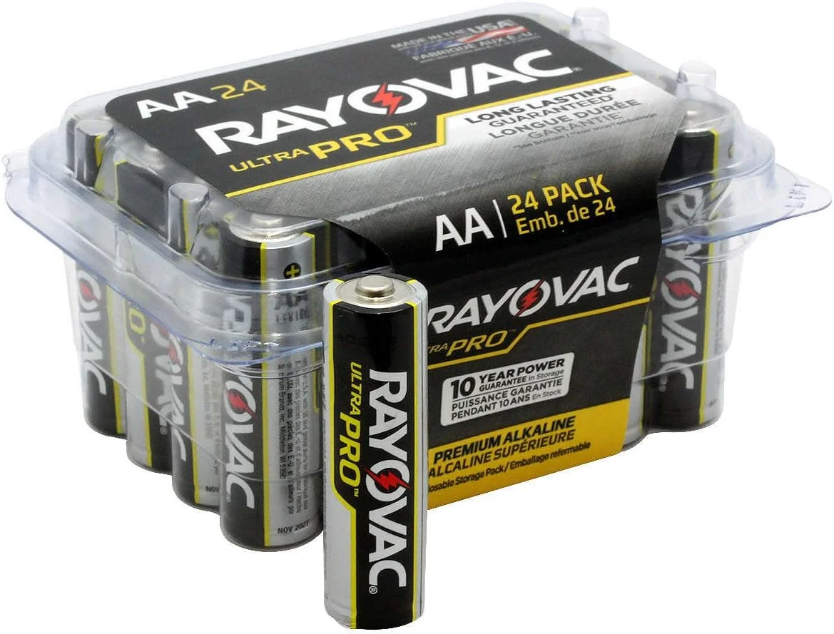 باتری های آلکالاین Rayovac ALAA24F Ultra Pro، AA، بسته 24 عددی