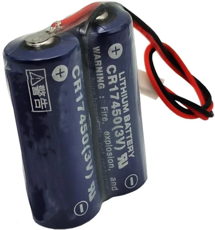 JINGMM 1 عدد بسته باتری کنترل صنعتی PLC مدل 2CR17450 3V 2600mAh برای باتری های CR17450-2WK27، D80UB016170، 2CR17450