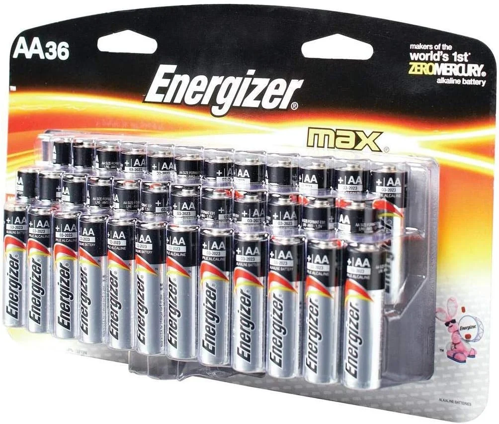 باتری آلکالاین قلمی Energizer Max بسته 36 عددی