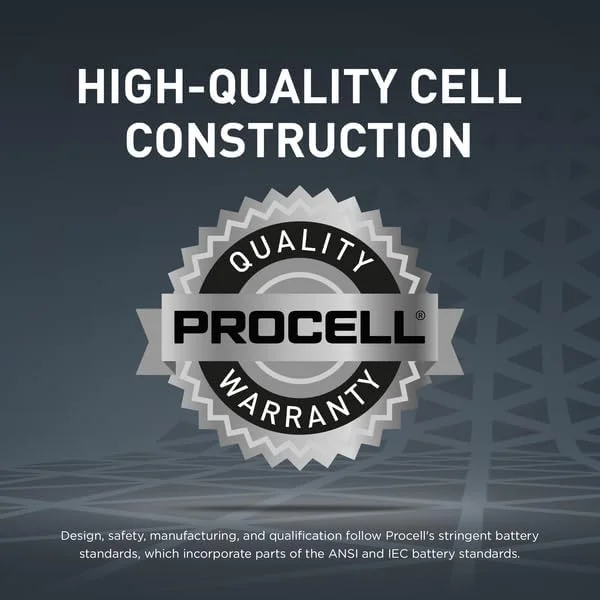 باتری قلمی کوچک دوراسل Procell AAA بسته 50 عددی (5 بسته بلیستر 10 تایی) 50 باتری (LR03/Mini Stilo/Micro)
