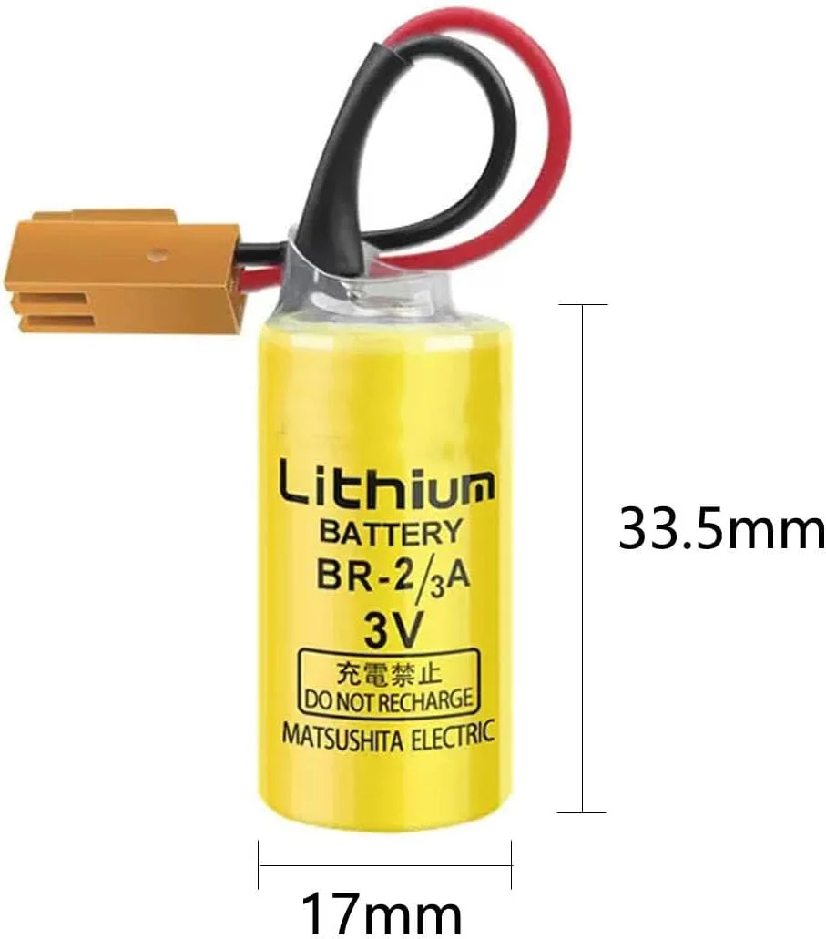 بسته 6 عددی باتری لیتیومی صنعتی 3 ولت XXSTAR مدل BR-2/3A سایز A98L-0031-0006 BR-2 3ASSP به همراه پلاگ