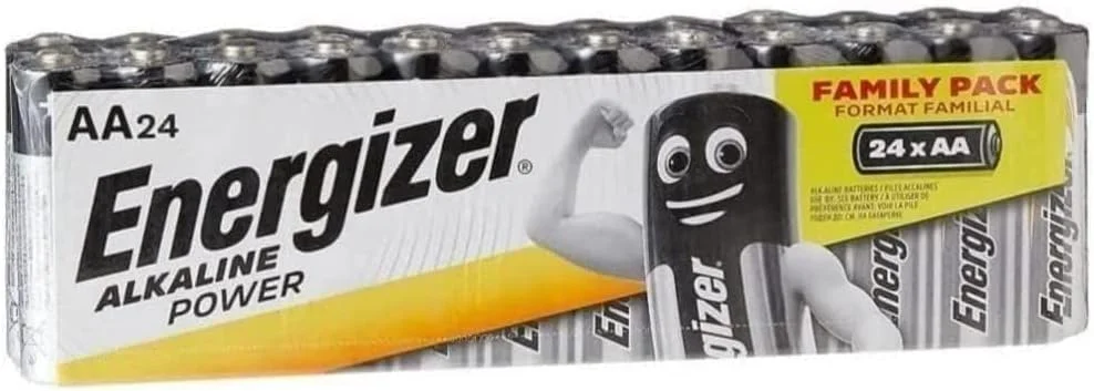 باتری قلمی Energizer، باتری های آلکالاین پاور AA، بسته 24 عددی