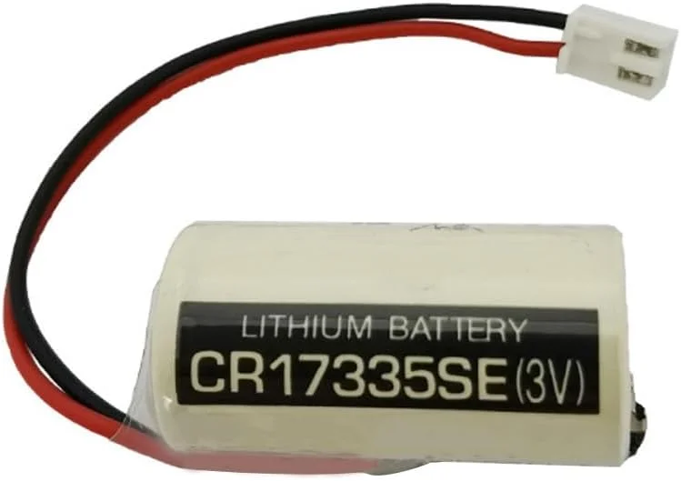 JINGMM دو عدد باتری لیتیومی غیر قابل شارژ CR17335SE 3V 1800mAh سایز 2/3A برای کاربردهای صنعتی و حافظه با پلاگ سفید
