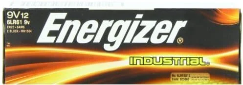 باتری های آلکالاین صنعتی 9 ولت Energizer(R) (بسته 3 عددی (هر کدام 12 باتری))