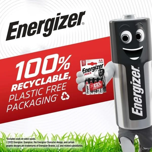باتری آلکالاین قلمی 1.5 ولت Energizer E91Hp Max، 20 عددی - مشکی