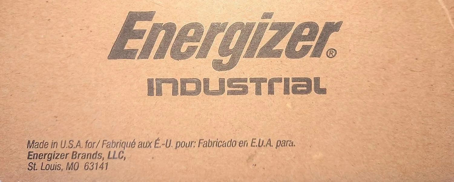 باتری های آلکالاین صنعتی Energizer EN91، سایز AA (جعبه 144 عددی) - ساخت ایالات متحده آمریکا یا سنگاپور