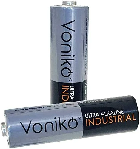 باتری های قلمی AA با کیفیت عالی VONIKO - صنعتی و سنگین - بسته 40 عددی - ماندگاری فوق العاده طولانی، ضد نشت 1.5 ولت - ماندگاری 10 ساله