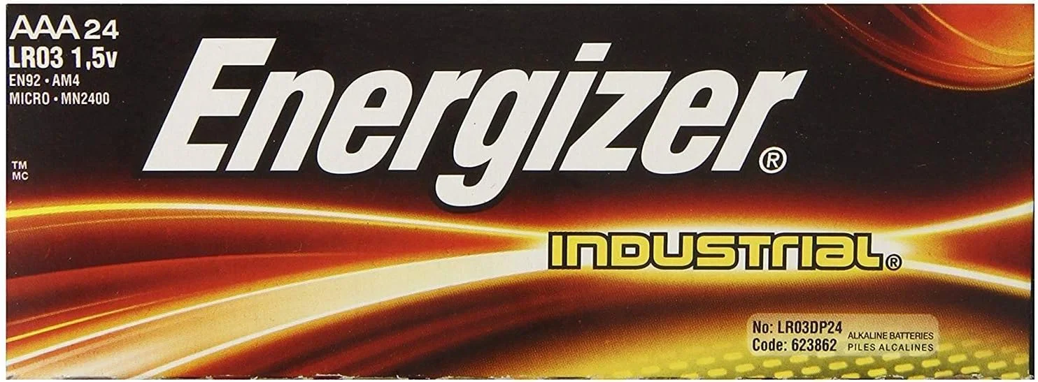 باتری های آلکالاین صنعتی AA Energizer، 24 عددی (بسته 6 تایی) AAA EN9224