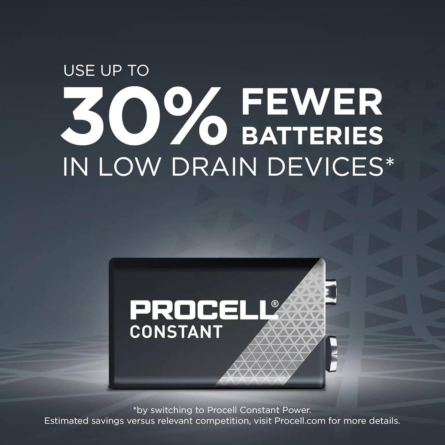 باتری آلکالاین کتابی 9 ولت Procell 6LR61 MX1604