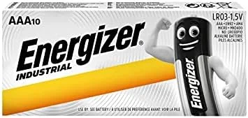 باتری آلکالاین صنعتی Energizer AAA/LR03 - بسته 10 عددی