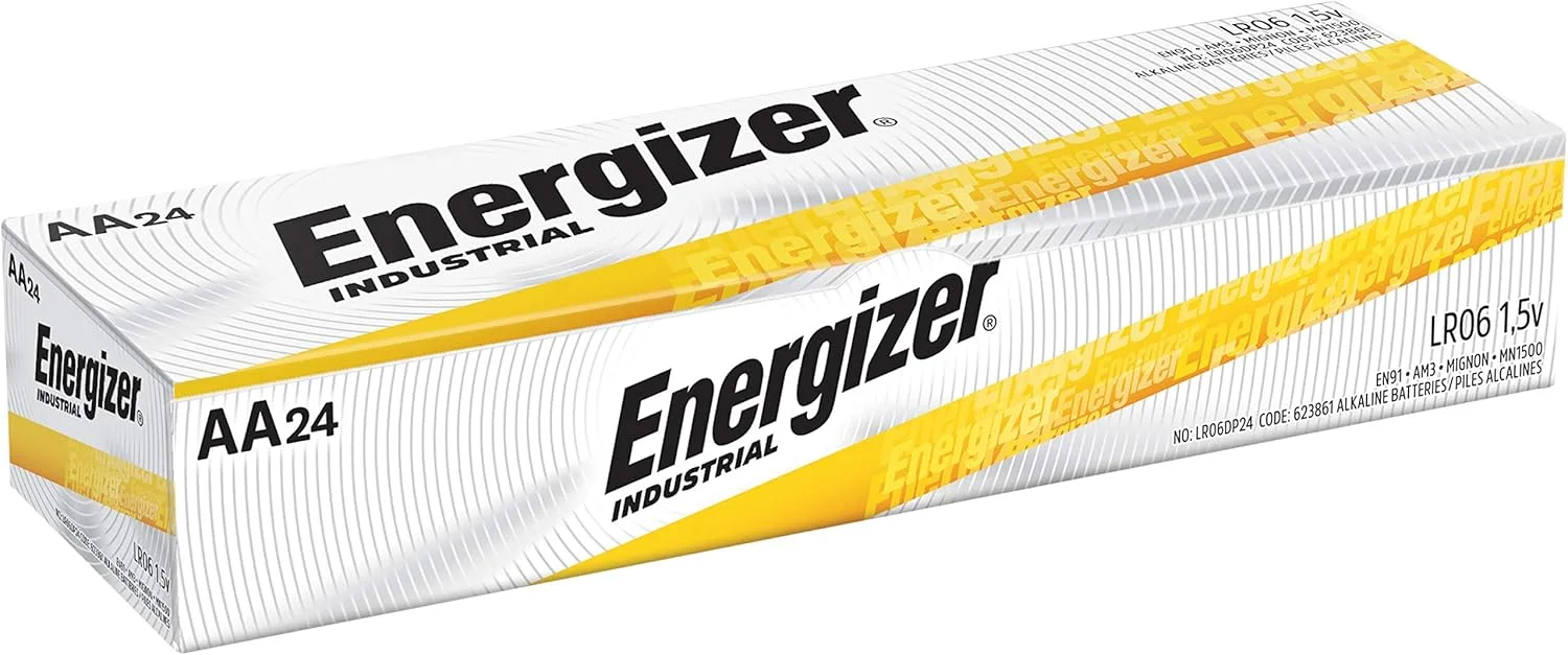 باتری های قلمی آلکالاین صنعتی Energizer, EVEEN91CT، 144 عدد در هر کارتن