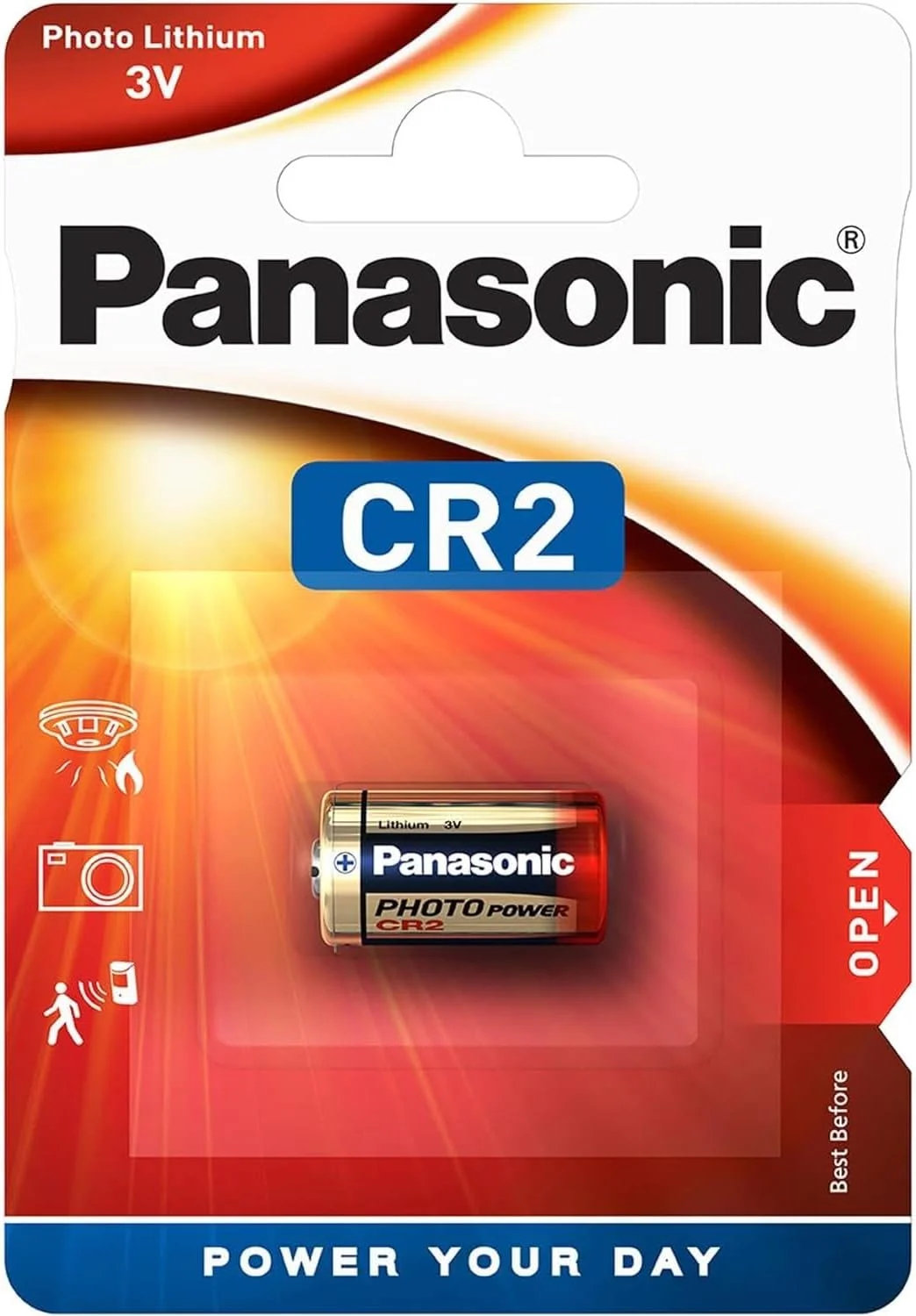 باتری لیتیومی CR2 پاناسونیک (تک عددی)