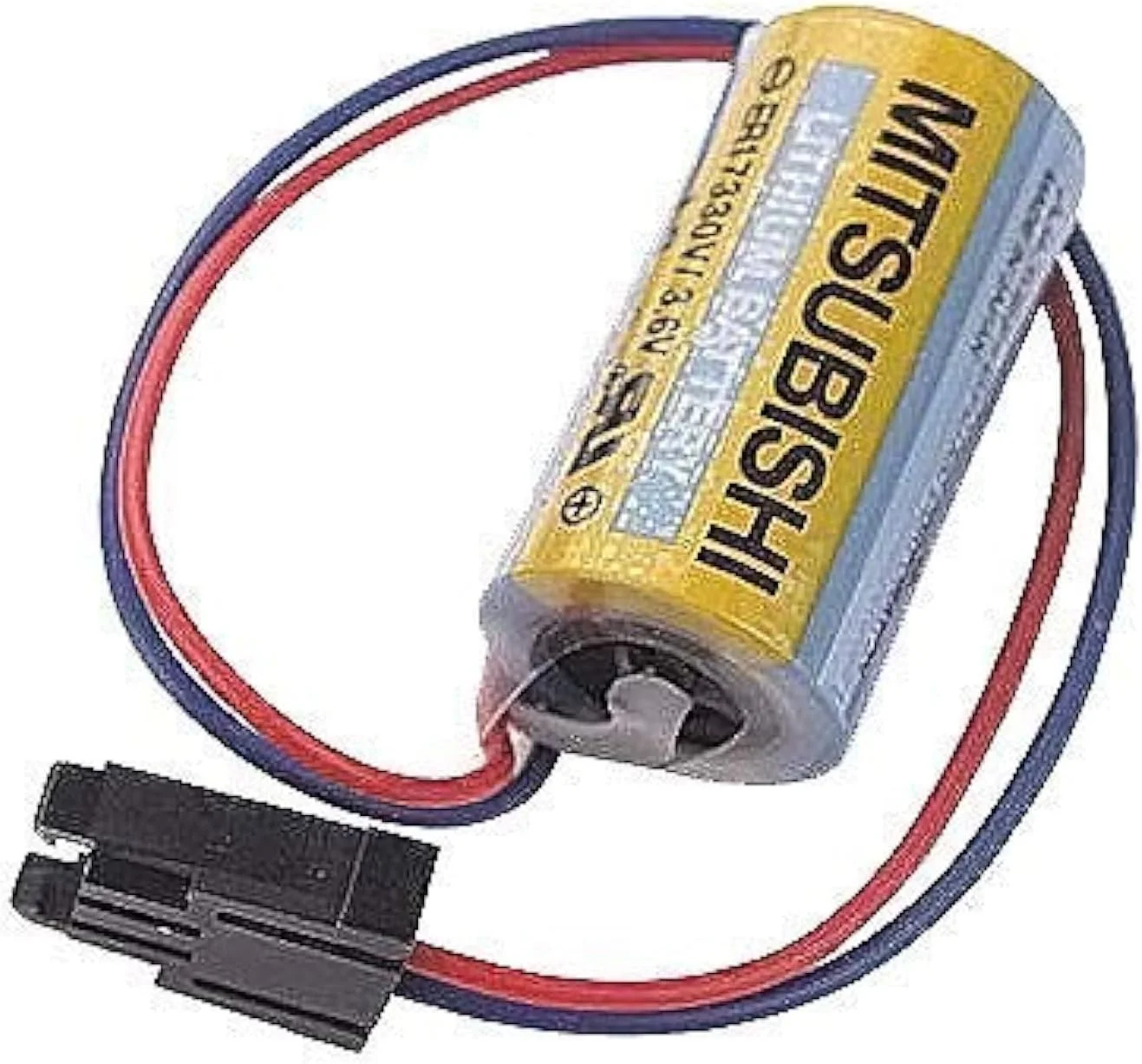 باتری لیتیومی صنعتی میتسوبیشی A6BAT ER17330V 3.6V 2000mAh به همراه پلاگ