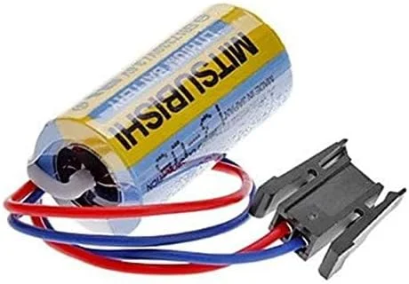 باتری لیتیومی صنعتی میتسوبیشی A6BAT ER17330V 3.6V 2000mAh به همراه پلاگ