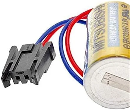 باتری لیتیومی صنعتی میتسوبیشی A6BAT ER17330V 3.6V 2000mAh به همراه پلاگ