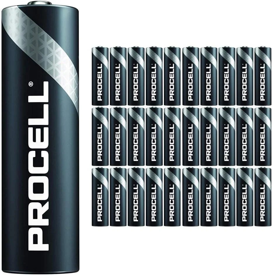 بسته 30 عددی باتری قلمی Duracell Procell | باتری آلکالاین صنعتی 1.5 ولت | مناسب برای خانه یا محل کار | بسته تبلیغاتی خوشبو کننده هوا خودرو | قدرت ماندگار و قابل اعتماد