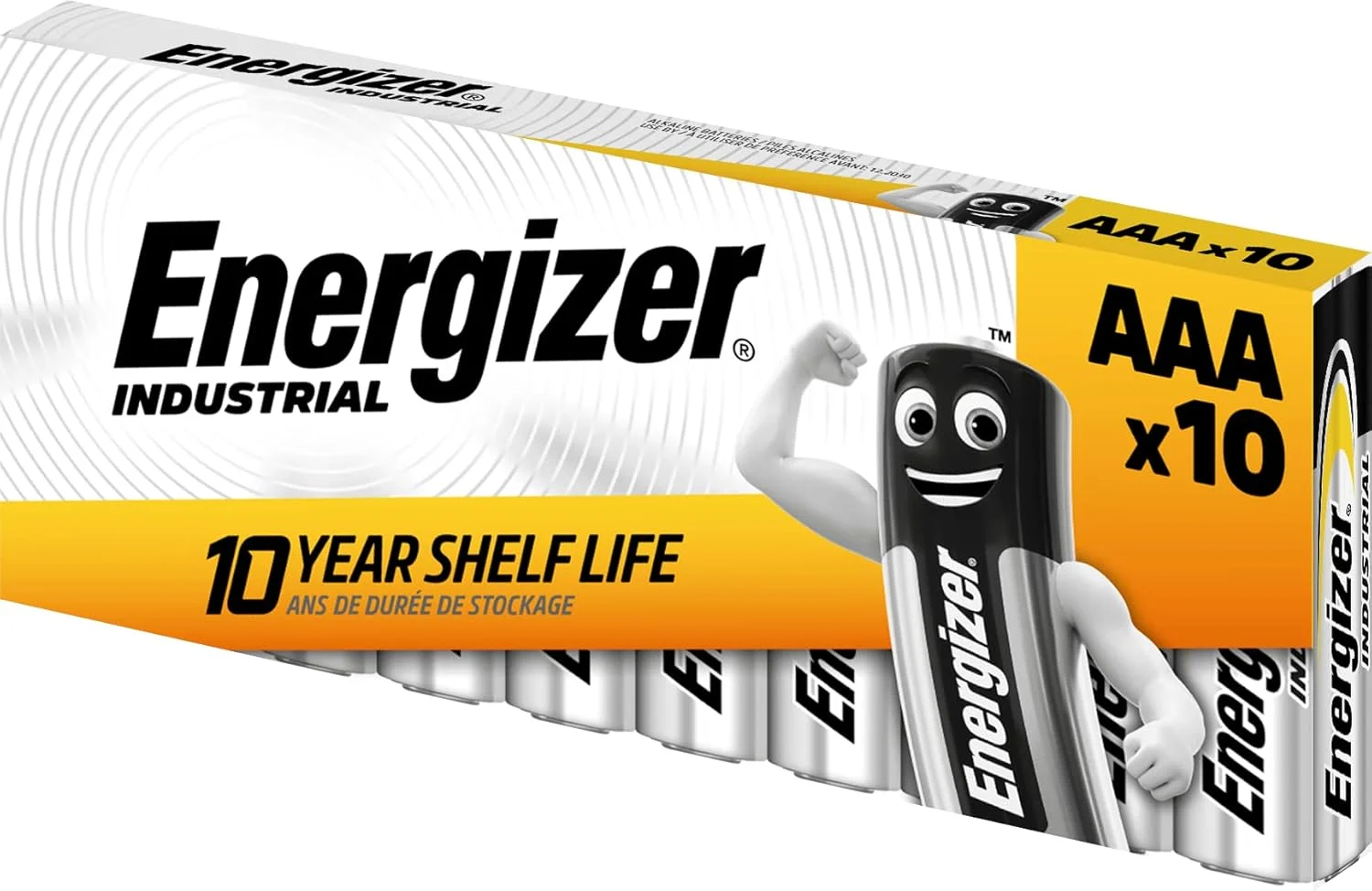 باتری آلکالاین صنعتی AAA Energizer LR03 1.5V - بسته 10 عددی