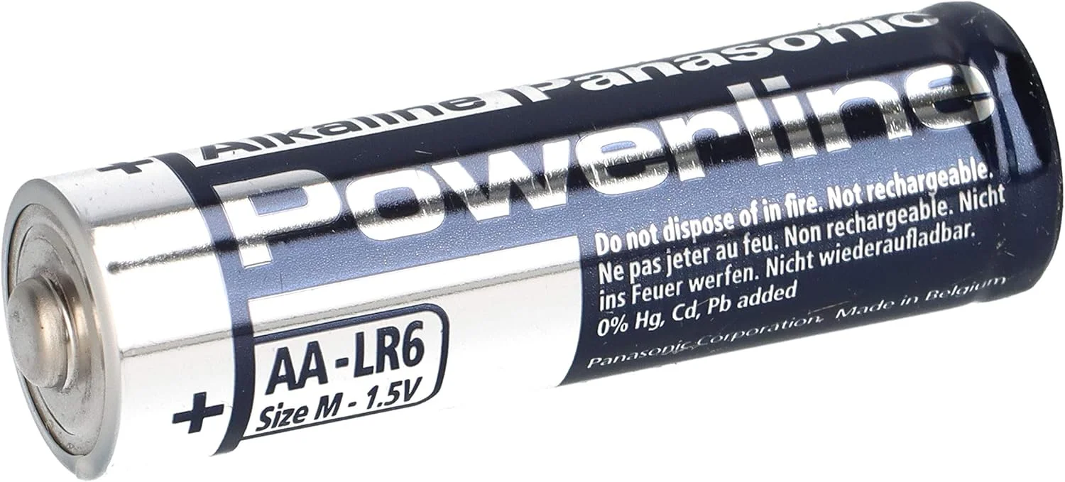 بسته 10 عددی باتری آلکالاین صنعتی WSB 10x MIGNON AA LR6 MN1500 Powerline با ظرفیت 3133 میلی آمپر ساعت