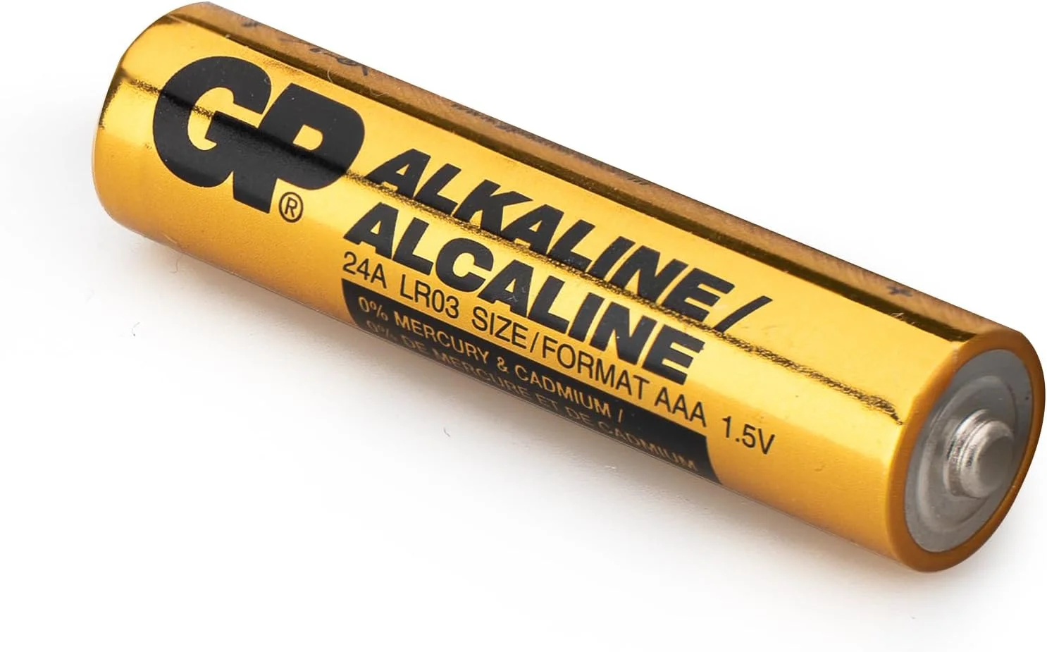 باتری های آلکالاین صنعتی GP AAA 1.5 ولت، معروف به Micro/LR03، بسته 10 عددی باتری صنعتی AAA در بسته بندی کاغذی بدون پلاستیک