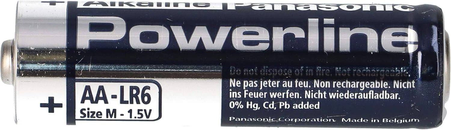 بسته 10 عددی باتری آلکالاین صنعتی WSB 10x MIGNON AA LR6 MN1500 Powerline با ظرفیت 3133 میلی آمپر ساعت