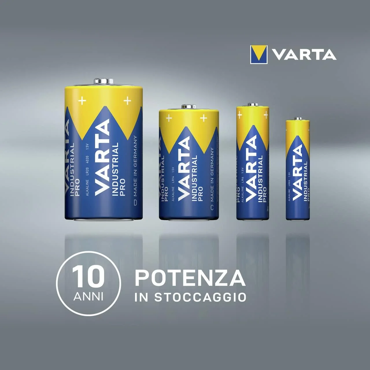 باتری صنعتی VARTA AA Mignon Alkaline Batteries LR6 - بسته 40 عددی، ساخت آلمان باتری صنعتی VARTA AA Mignon Alkaline Batteries LR6 - بسته 40 عددی، ساخت آلمان