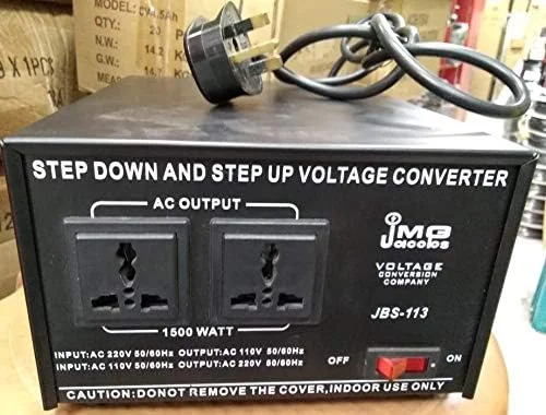 ترانسفورماتور ولتاژ افزاینده-کاهنده UNI-T مدل Voltron-113 - مبدل آمریکایی AC به AC (220V به 110V / 110V به 220V) - 1500W