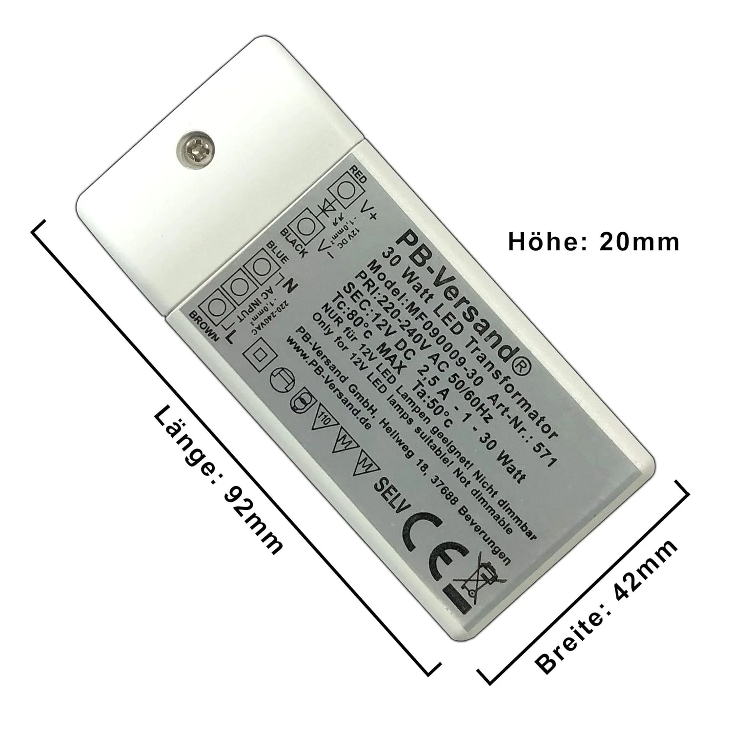 ترانسفورماتور مینی LED پی بی-ورسند 12 ولت DC 1-30 وات (ارتفاع 20 میلی متر) منبع تغذیه DC ترانسفورماتور درایور ترانسفورماتور LED ولتاژ پایین ترانسفورماتور مینی LED پی بی-ورسند 12 ولت DC 1-30 وات (ارتفاع 20 میلی متر) منبع تغذیه DC ترانسفورماتور درایور ترانسفورماتور LED ولتاژ پایین