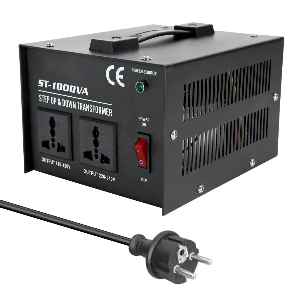ترانسفورماتور افزاینده کاهنده هوشمند و کارآمد BAGGRA مدل ST 1000W مناسب برای مصارف خانگی، تبدیل ولتاژ 100 به 220 ولت برای لوازم برقی خانگی