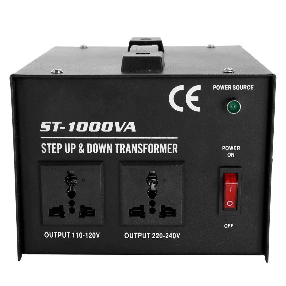 ترانسفورماتور افزاینده کاهنده هوشمند و کارآمد BAGGRA مدل ST 1000W مناسب برای مصارف خانگی، تبدیل ولتاژ 100 به 220 ولت برای لوازم برقی خانگی