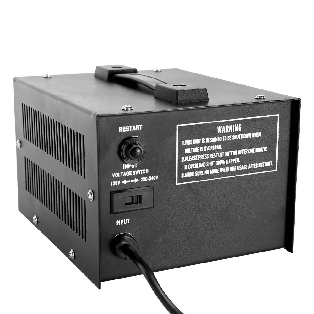 ترانسفورماتور افزاینده کاهنده هوشمند و کارآمد BAGGRA مدل ST 1000W مناسب برای مصارف خانگی، تبدیل ولتاژ 100 به 220 ولت برای لوازم برقی خانگی