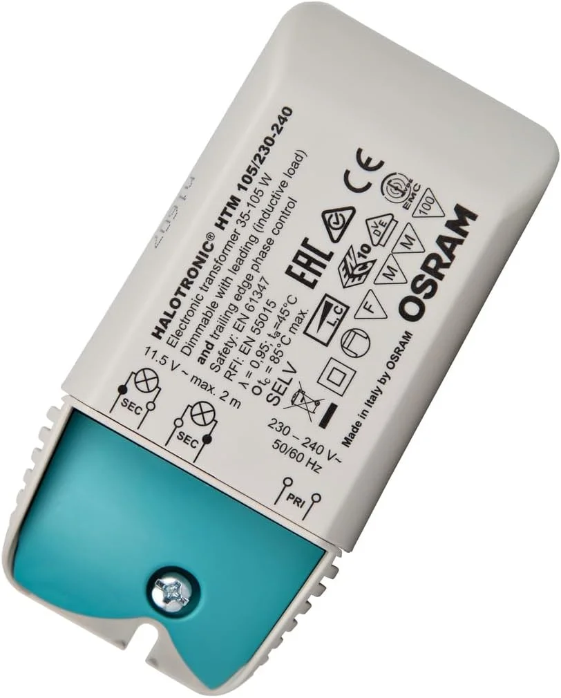 واحد اصلی کنترل فاز دیمر الکترونیکی ولتاژ ثابت Osram، 111 وات، خاکستری