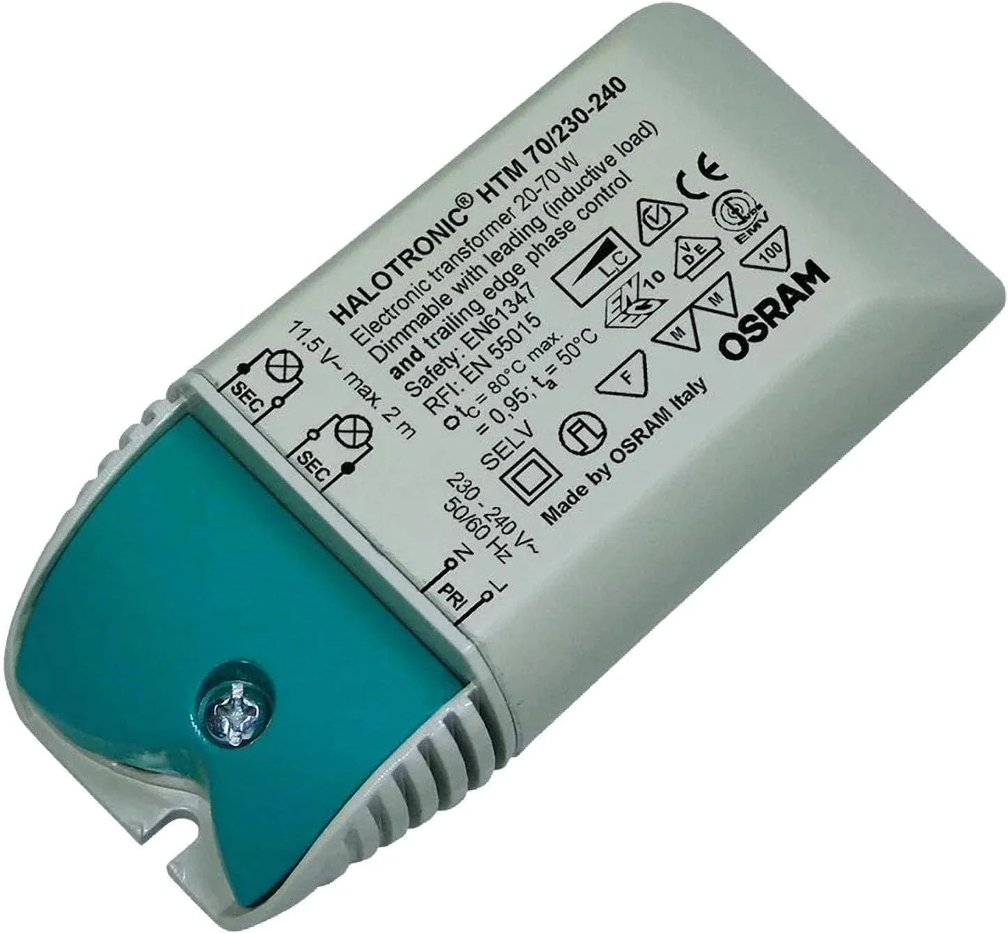 واحد اصلی کنترل فاز دیمر الکترونیکی ولتاژ ثابت Osram، 111 وات، خاکستری