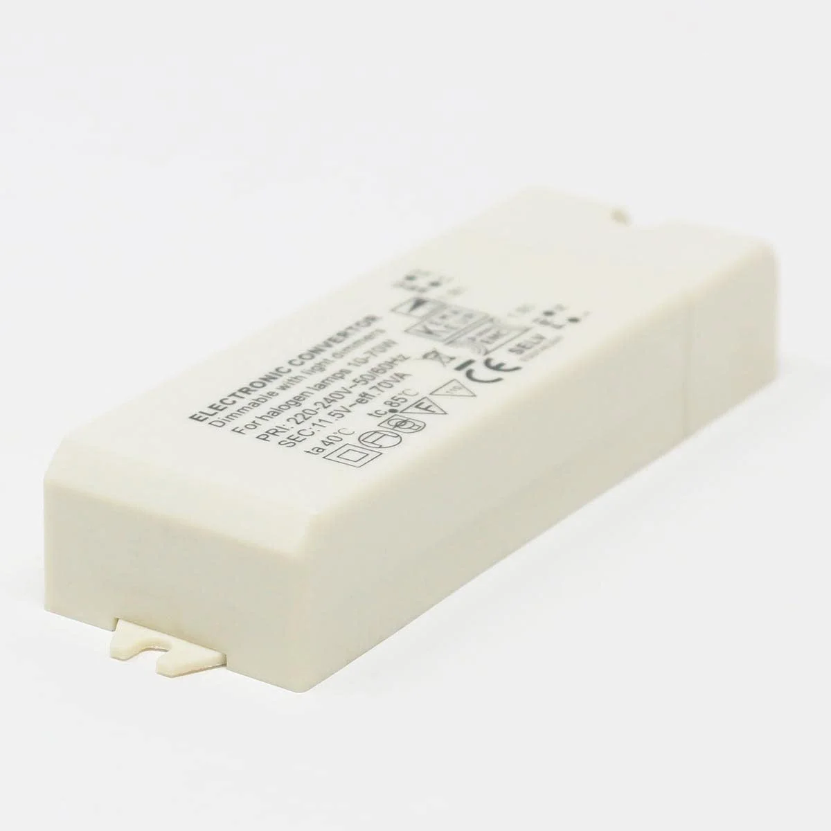 ترانس هالوژن MAXTRACK Transmedia LT1L، 230/12 ولت، 20-60 وات، محافظت در برابر اضافه بار، محافظت در برابر دما، غیر دیمر، 115 x 43 x 28 میلی متر ترانس هالوژن MAXTRACK Transmedia LT1L، 230/12 ولت، 20-60 وات، محافظت در برابر اضافه بار، محافظت در برابر دما، غیر دیمر، 115 x 43 x 28 میلی متر