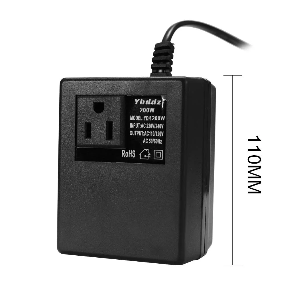 مبدل ولتاژ 200 وات Irfora، ترانسفورماتور کاهنده ولتاژ خانگی هوشمند و کارآمد AC 220V به آداپتور برق مسافرتی