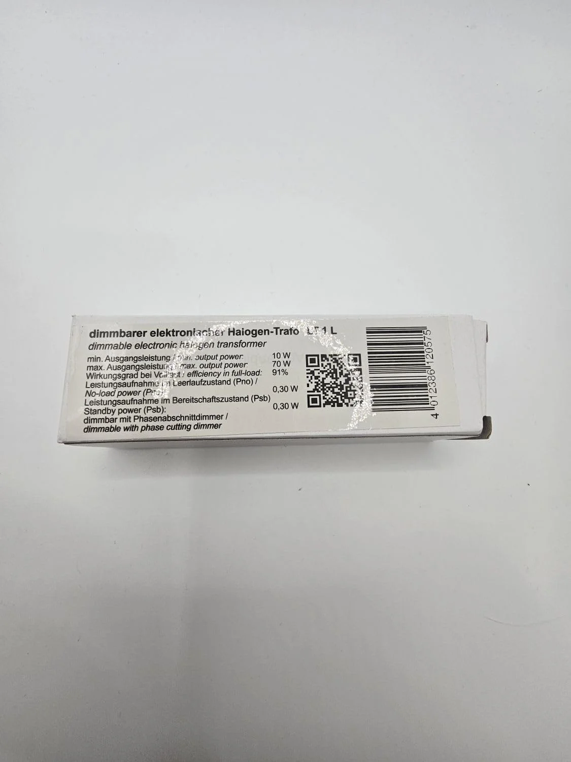 ترانس هالوژن MAXTRACK Transmedia LT1L، 230/12 ولت، 20-60 وات، محافظت در برابر اضافه بار، محافظت در برابر دما، غیر دیمر، 115 x 43 x 28 میلی متر ترانس هالوژن MAXTRACK Transmedia LT1L، 230/12 ولت، 20-60 وات، محافظت در برابر اضافه بار، محافظت در برابر دما، غیر دیمر، 115 x 43 x 28 میلی متر