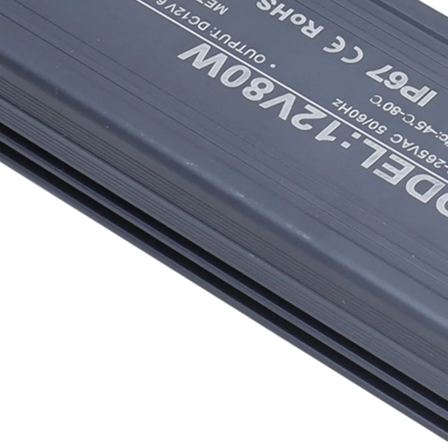 منبع تغذیه ضد آب 80 وات LED با ولتاژ ثابت Eujgoov، ترانسفورماتور ولتاژ ورودی AC170-265V (12V 6.6A) منبع تغذیه ضد آب 80 وات LED با ولتاژ ثابت Eujgoov، ترانسفورماتور ولتاژ ورودی AC170-265V (12V 6.6A)