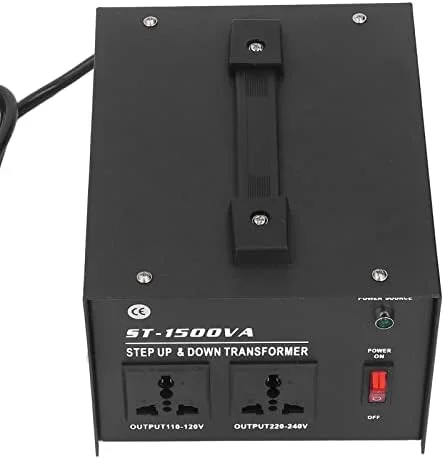 مبدل ولتاژ افزاینده 1500 واتی Eujgoov، آداپتور مسافرتی، مبدل برق ورودی AC 110V-120V 220V-240V