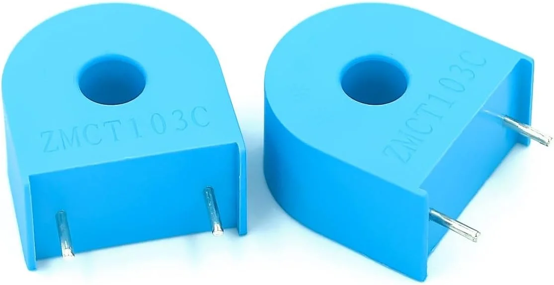 1 عدد ترانسفورماتور جریان ZMCT103C دقیق آبی رنگ 5A/5mA سنسور 1 عدد ترانسفورماتور جریان ZMCT103C دقیق آبی رنگ 5A/5mA سنسور