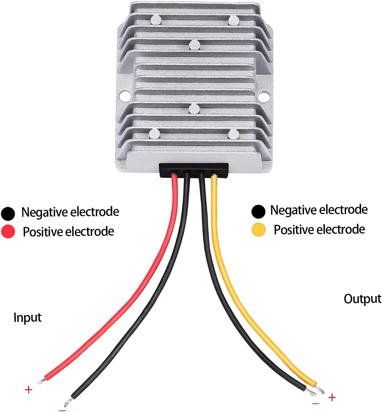 مبدل کاهنده ولتاژ 24 ولت DC به 12 ولت DC اوسل، ترانسفورماتور 20 آمپر 240 وات، تنظیم کننده کاهنده تغییر دهنده ولتاژ برای خودرو کامیون وسیله نقلیه قایق سیستم خورشیدی