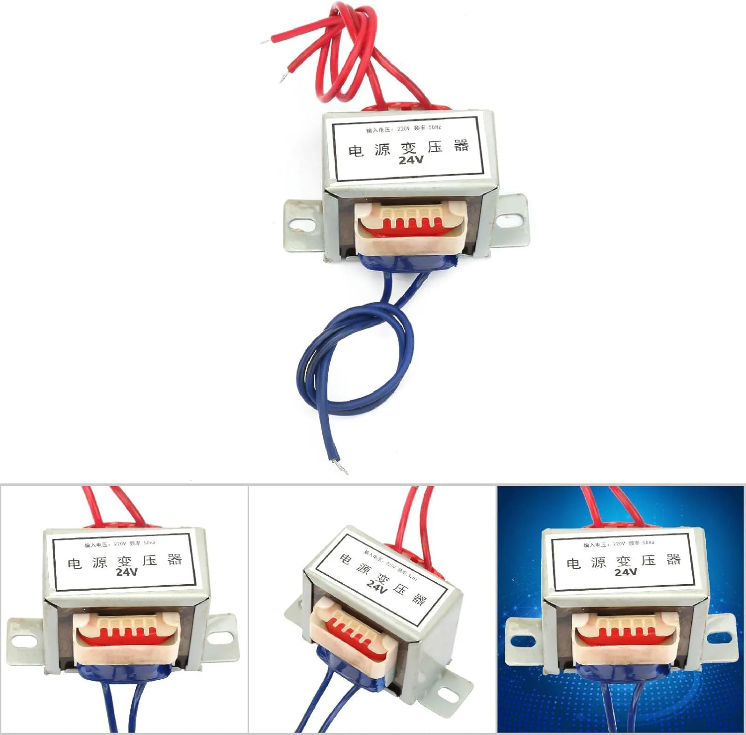 ترانسفورماتور قدرت Eujgoov AC 220V به AC 12V 24V 10W 50Hz تک EI مبدل های قدرت ترانسفورماتور (24 ولت) ترانسفورماتور قدرت Eujgoov AC 220V به AC 12V 24V 10W 50Hz تک EI مبدل های قدرت ترانسفورماتور (24 ولت)