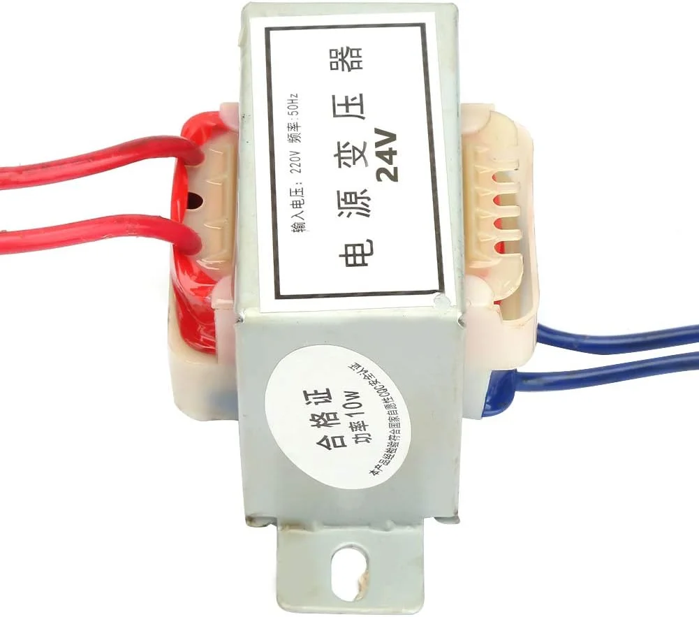 ترانسفورماتور قدرت Eujgoov AC 220V به AC 12V 24V 10W 50Hz تک EI مبدل های قدرت ترانسفورماتور (24 ولت) ترانسفورماتور قدرت Eujgoov AC 220V به AC 12V 24V 10W 50Hz تک EI مبدل های قدرت ترانسفورماتور (24 ولت)