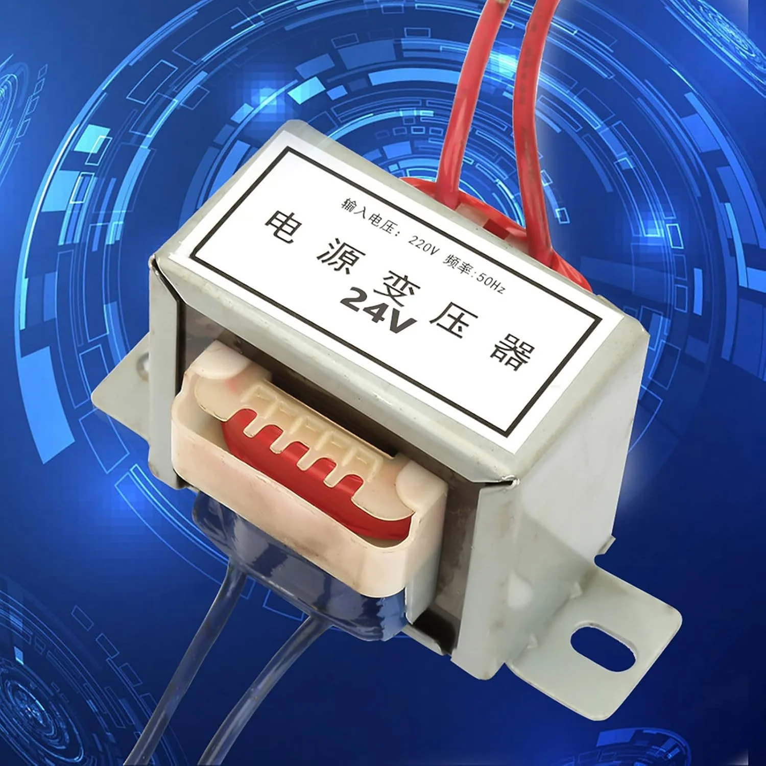 ترانسفورماتور قدرت Eujgoov AC 220V به AC 12V 24V 10W 50Hz تک EI مبدل های قدرت ترانسفورماتور (24 ولت) ترانسفورماتور قدرت Eujgoov AC 220V به AC 12V 24V 10W 50Hz تک EI مبدل های قدرت ترانسفورماتور (24 ولت)