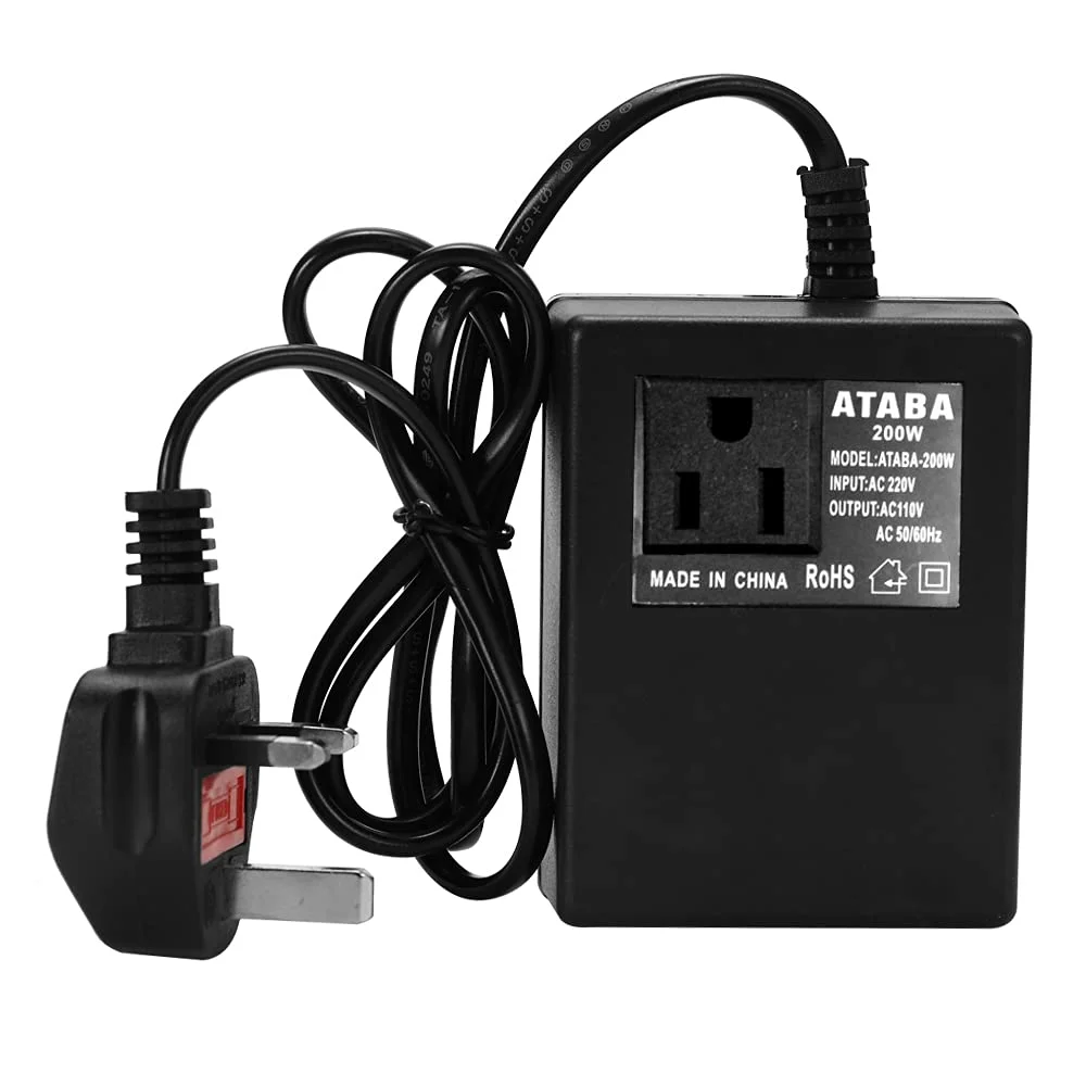 مبدل ولتاژ 220 ولت به 110 ولت 200 وات خانگی هوشمند و کارآمد Morelian، آداپتور برق مسافرتی