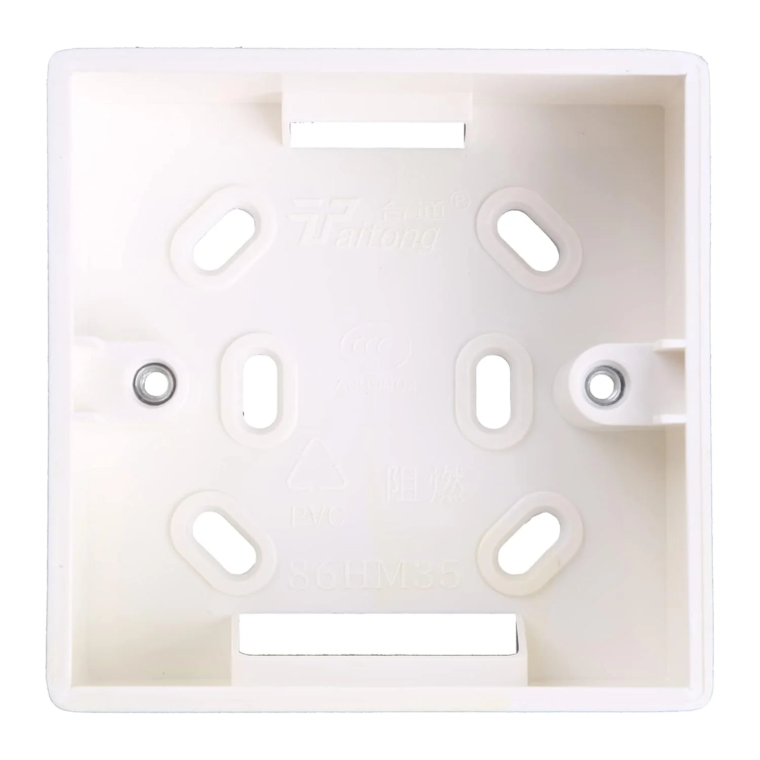 جعبه تقسیم PVC نوع 86 DIIOOMIEEU، پایه سوکت نصب شده روی دیوار، پریز برق PVC سفید برای جعبه تقسیم PVC نوع 86 DIIOOMIEEU، پایه سوکت نصب شده روی دیوار، پریز برق PVC سفید برای