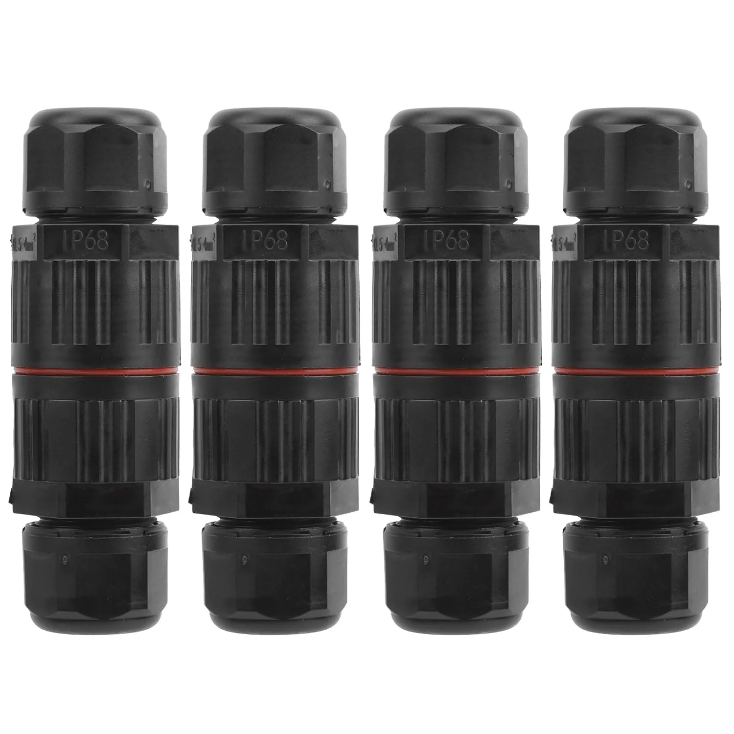 اتصال دهنده الکتریکی ضد آب 4 عددی، جعبه اتصال سیم 3 پین برای چراغ های خیابانی و چراغ های باغ اتصال دهنده الکتریکی ضد آب 4 عددی، جعبه اتصال سیم 3 پین برای چراغ های خیابانی و چراغ های باغ