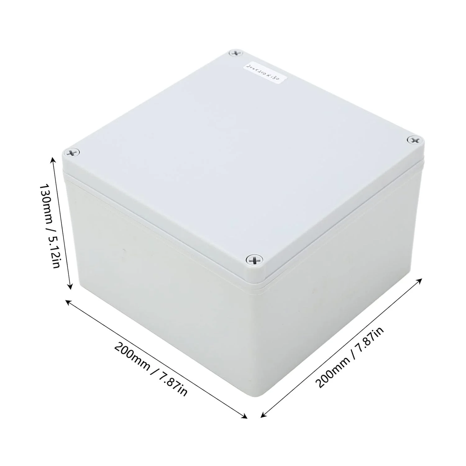جعبه تقسیم برق NDNCZDHC با صفحه نصب، جعبه برق بیرونی IP67، محفظه برق، 200x200x130mm