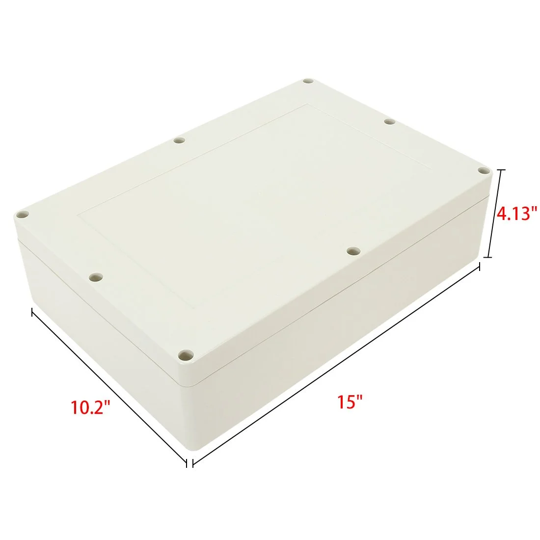 جعبه اتصال ABS Aexit با ابعاد 380x260x105 میلی‌متر (15x10.2x4.13 اینچ)، محفظه پروژه الکتریکی جهانی (1e32c6bce4cc31e63fa65152a97b4e4f)