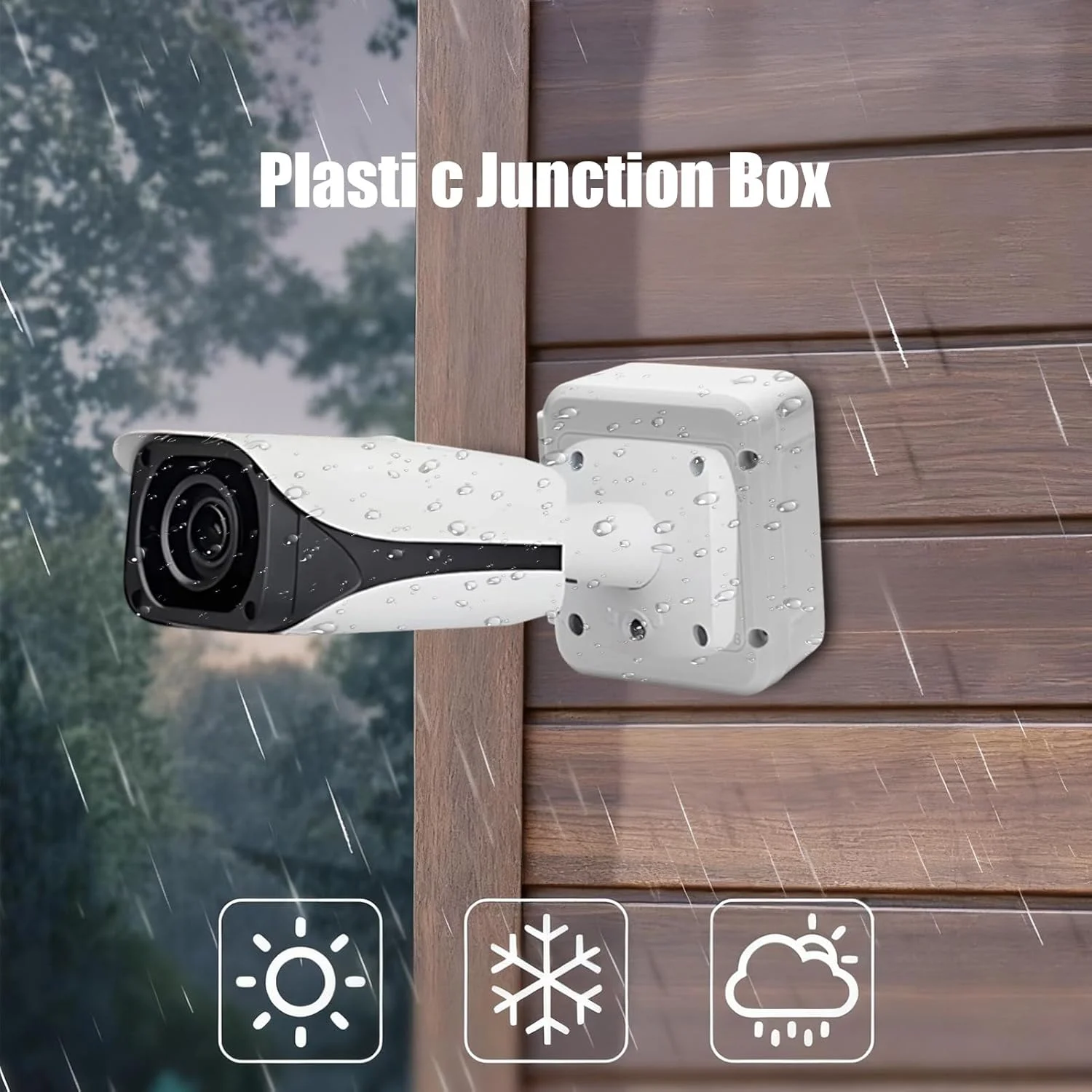 جعبه اتصال | محافظ پریز خروجی | جعبه پروژه الکتریکی، برای کارگاه الکترونیک، رسانه، امنیت RV، پمپ، حصار، بخاری پاسیو